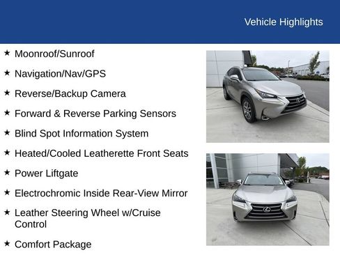 Used 2015 Lexus NX 200t FWD w/ Premium Package image 33