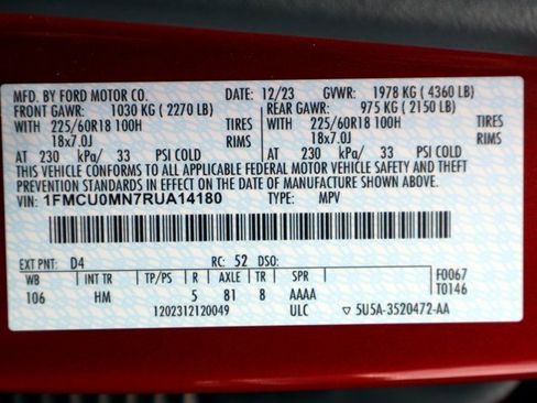 Used 2024 Ford Escape ST-Line w/ Tech Pack #1 image 37