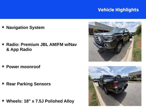 Used 2022 Toyota Tacoma Limited AWD/4WD image 4