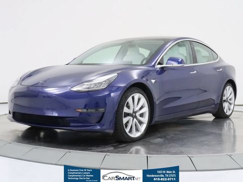 Used 2020 Tesla Model 3 Long Range AWD/4WD image 1
