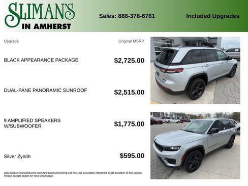 Used 2024 Jeep Grand Cherokee Limited w/ Black Appearance Package image 12