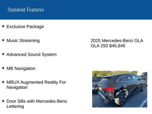 Used 2025 Mercedes-Benz GLA 250 image 8