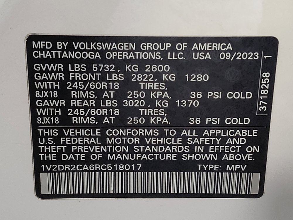 Used 2024 Volkswagen Atlas SE FWD image 33