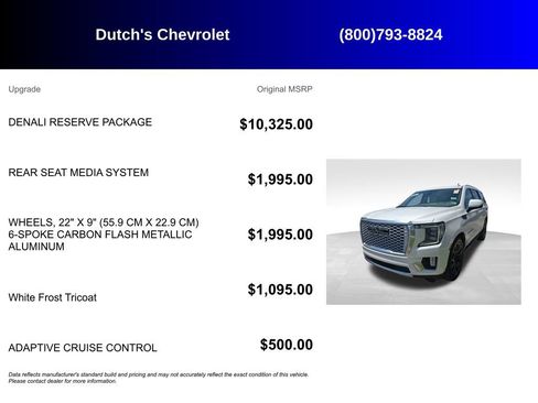 Used 2023 GMC Yukon Denali w/ Denali Reserve Package AWD/4WD image 6