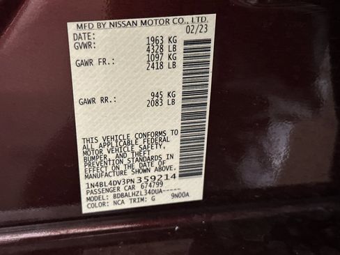 Used 2023 Nissan Altima 2.5 SV image 34