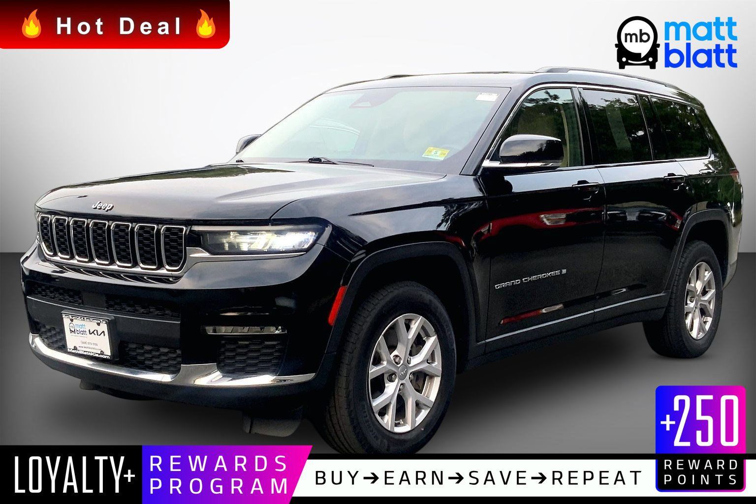 Used 2021 Jeep Grand Cherokee L Limited AWD/4WD image 1