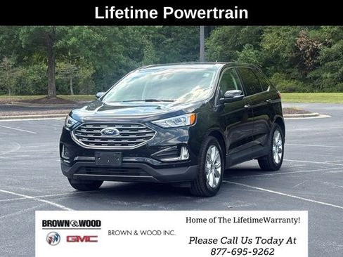 Used 2021 Ford Edge Titanium w/ Cargo Accessory Package FWD image 1
