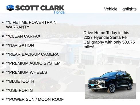 Used 2023 Hyundai Santa Fe Calligraphy AWD/4WD image 12