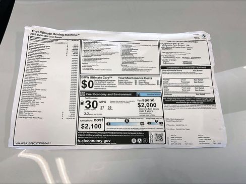 New 2026 BMW 430i 430i w/ M Sport Package image 19