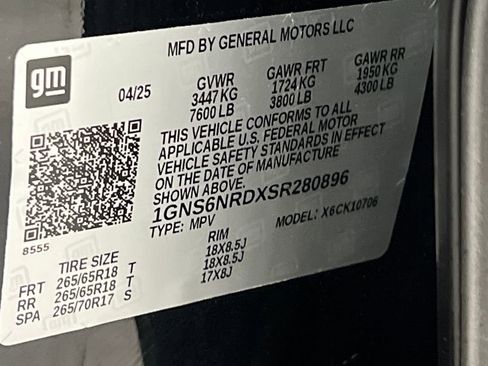 Used 2025 Chevrolet Tahoe LT AWD/4WD image 73
