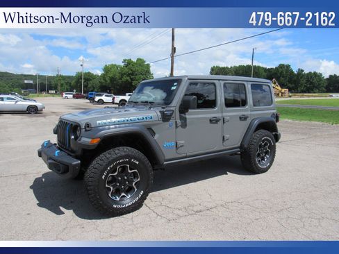 Used 2021 Jeep Wrangler Unlimited Rubicon 4xe w/ Steel Bumper Group AWD/4WD image 5