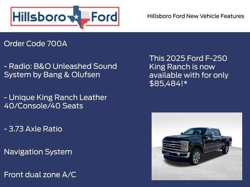 New 2025 Ford F250 King Ranch w/ Chrome Package image 14