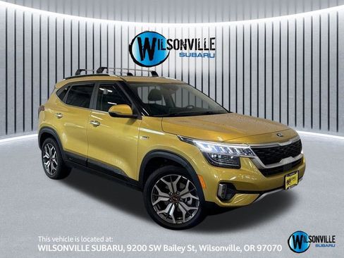 Used 2021 Kia Seltos SX w/ SX Sunroof Package AWD/4WD image 1
