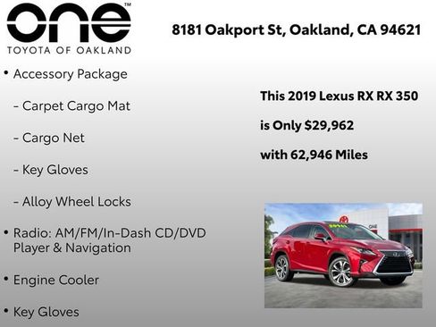Used 2019 Lexus RX 350 FWD image 17