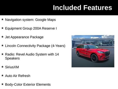 New 2026 Lincoln Aviator Reserve w/ Jet Appearance Package AWD/4WD image 6