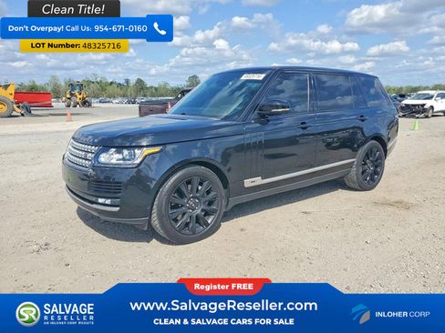 Used 2014 Land Rover Range Rover Long Wheelbase Autobiography image 1