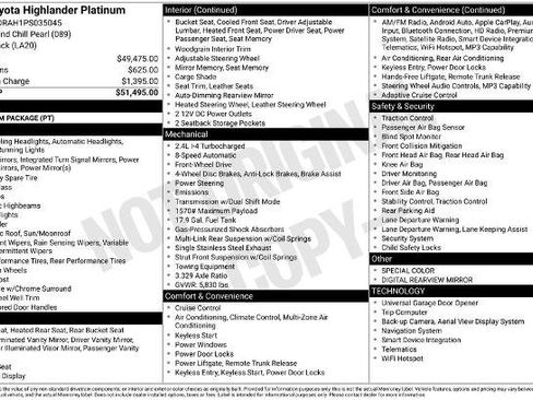 Used 2023 Toyota Highlander Platinum image 5