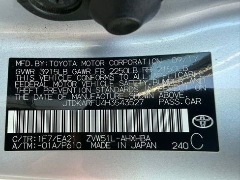 Used 2017 Toyota Prius Three Touring FWD image 41