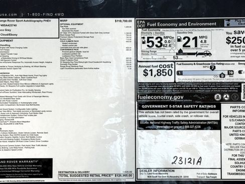 Used 2025 Land Rover Range Rover Sport Autobiography image 78