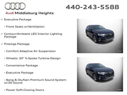 Certified 2023 Audi Q7 3.0T Prestige w/ Prestige Package AWD/4WD image 12