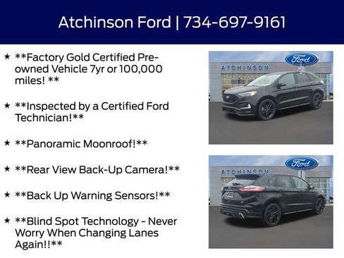 Used 2022 Ford Edge ST w/ Equipment Group 401A image 4