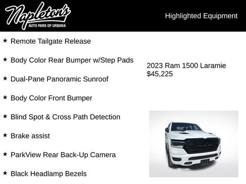 Used 2023 RAM 1500 Laramie AWD/4WD image 8