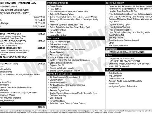 New 2025 Buick Envista Preferred w/ Convenience I Package image 4