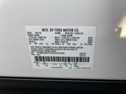 Used 2018 Ford Explorer Platinum AWD/4WD image 29