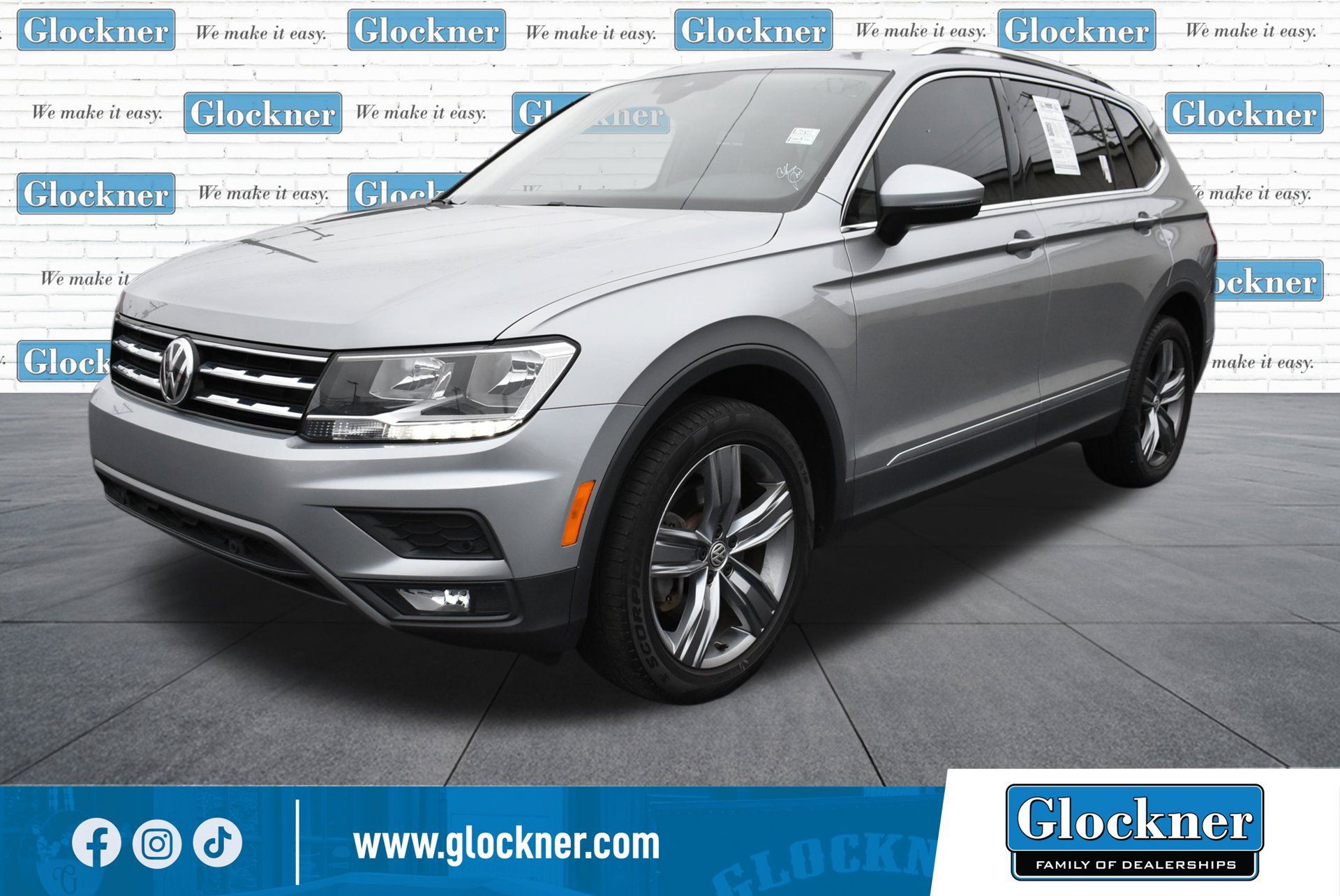 Used 2020 Volkswagen Tiguan SEL w/ 3rd Row Seat Package AWD/4WD image 1