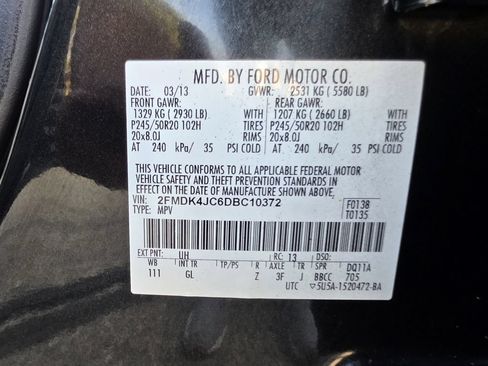Used 2013 Ford Edge SEL AWD/4WD image 36