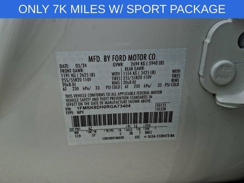 Used 2024 Ford Explorer XLT w/ Equipment Group 202A AWD/4WD image 27