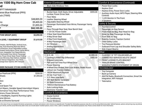 Used 2022 RAM 1500 Big Horn w/ Trailer Tow Group image 6