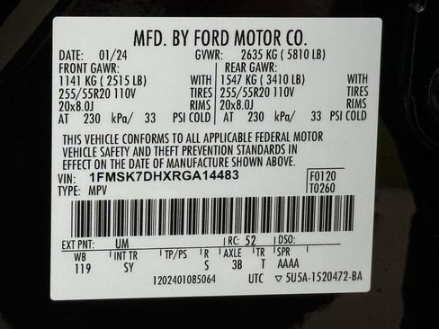 Used 2024 Ford Explorer XLT w/ Equipment Group 202A image 26