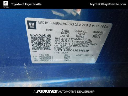 Used 2018 GMC Sierra 1500 SLT w/ SLT Premium Package AWD/4WD image 8