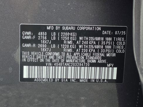 New 2025 Subaru Outback Limited w/ Popular Package #2 image 34