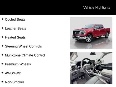 Used 2023 Ford F150 Lariat w/ Equipment Group 502A High AWD/4WD image 21