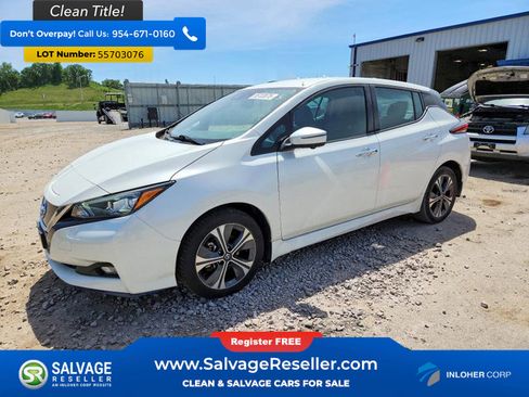 Used 2020 Nissan Leaf SL Plus FWD image 1