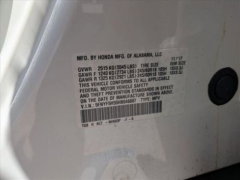 Used 2017 Honda Pilot EX-L image 16