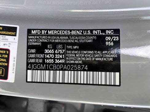 Certified 2023 Mercedes-Benz EQE 350+ 4MATIC SUV image 31