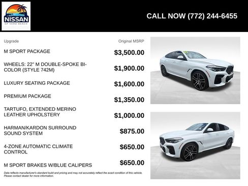 Used 2023 BMW X6 xDrive40i w/ M Sport Package AWD/4WD image 6