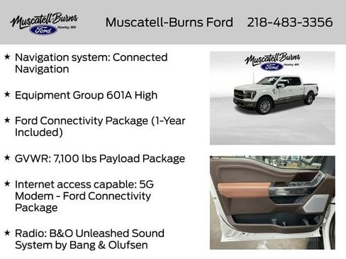 Used 2026 Ford F150 King Ranch w/ Equipment Group 601A High RWD image 7