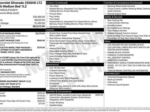 Used 2018 Chevrolet Silverado 2500 LTZ w/ Vortec Plus Package image 6