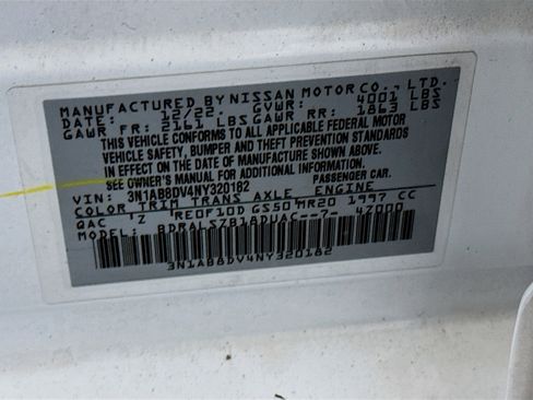 Used 2022 Nissan Sentra SR w/ SR Premium Package image 12