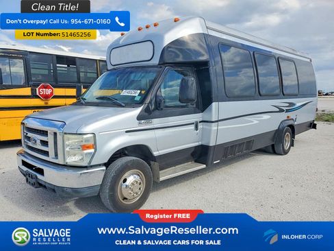 Used 2011 Ford E-450 and Econoline 450 Super Duty w/ Shuttle Bus Prep Pkg RWD image 1
