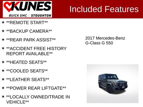 Used 2017 Mercedes-Benz G 550 image 2