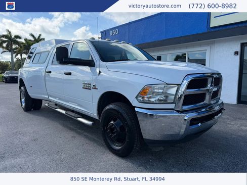 Used 2018 RAM 3500 Tradesman w/ Chrome Appearance Group RWD image 1