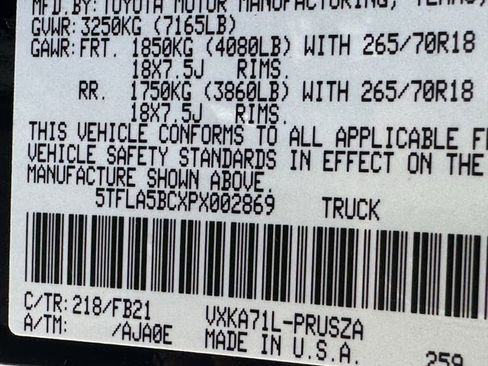 Used 2023 Toyota Tundra SR5 w/ TRD Off-Road Package image 35