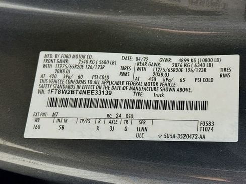 Used 2022 Ford F250 Lariat w/ Chrome Package image 36