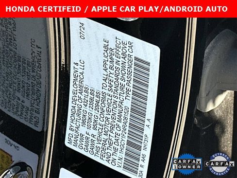 Certified 2024 Honda Accord LX image 30