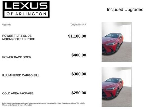 Certified 2024 Lexus NX 350 AWD w/ Cold Area Package image 4